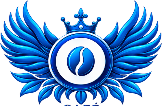 Café Naimora winged crest logo